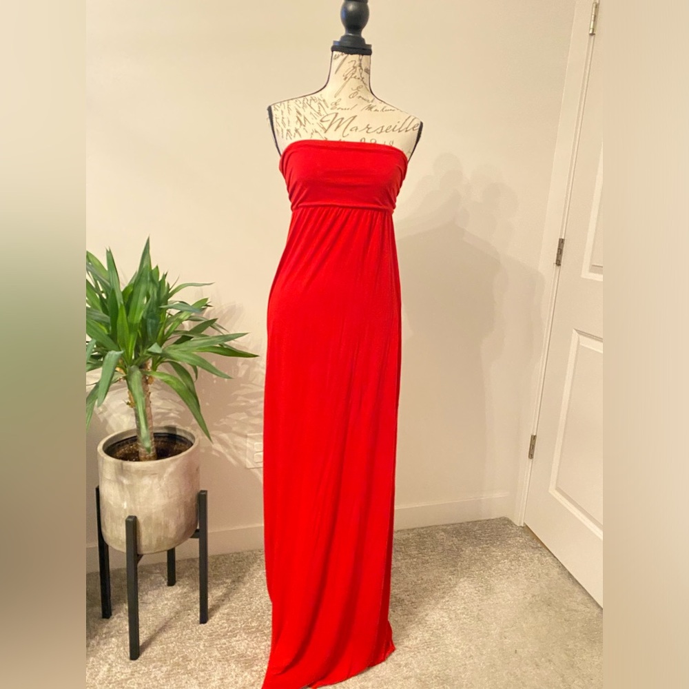 Venus Red Long Maxi Dress